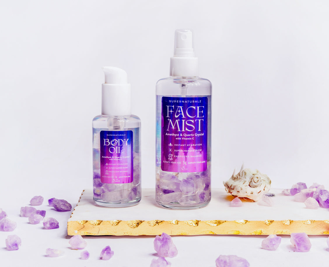 Amplify Your Aura: The Magic of Crystal Infused Beauty Products